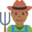 man farmer, medium-dark skin tone